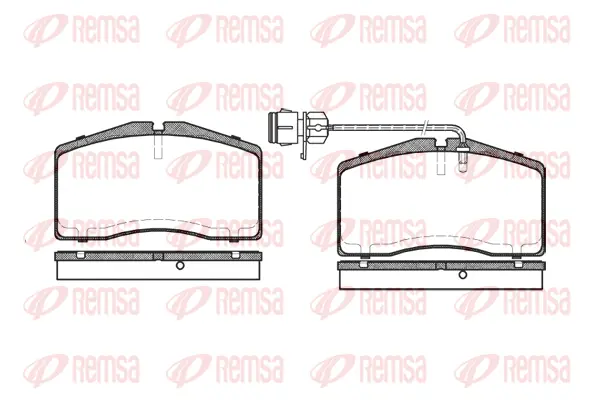 Brake Pad Set, disc brake (0448 02)
