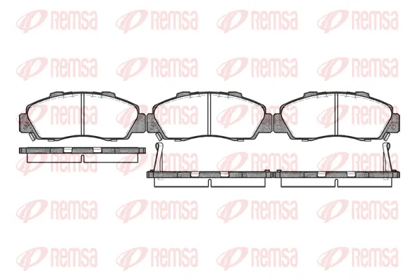 Brake Pad Set, disc brake (0351 02)