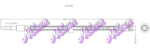 Brake Hose (H4490)