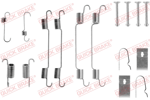 Accessory Kit, brake shoes (105-0722)