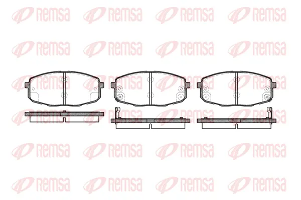 Brake Pad Set, disc brake (1038 02)