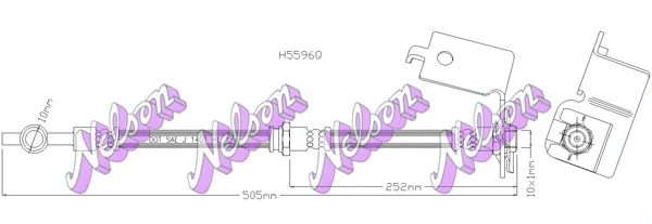 Brake Hose (H5596Q)