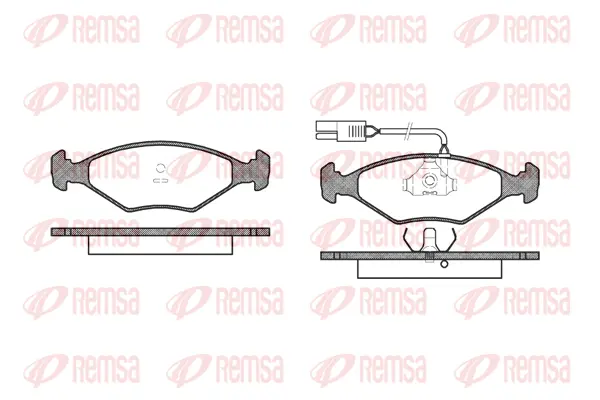 Brake Pad Set, disc brake (0281 02)