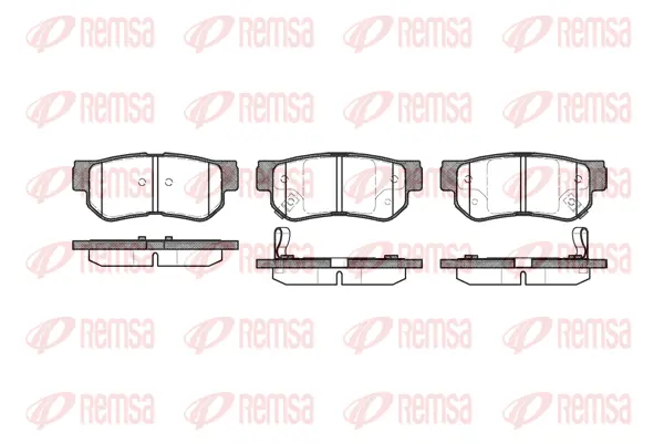 Brake Pad Set, disc brake (0746 02)