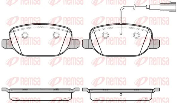 Brake Pad Set, disc brake (0878 12)