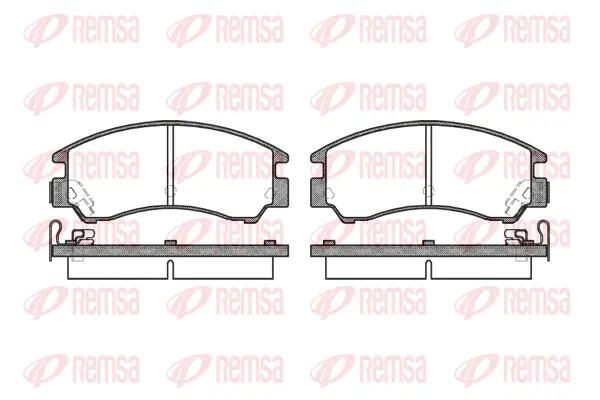 Brake Pad Set, disc brake (0191 04)