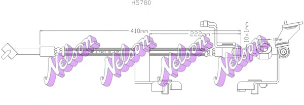 Brake Hose (H5780)