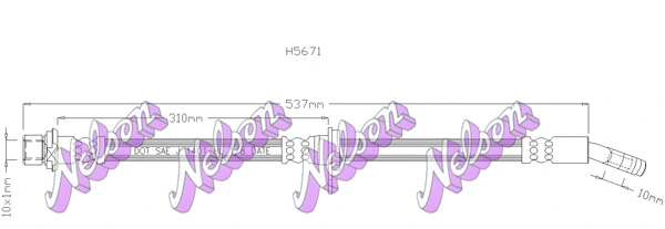 Brake Hose (H5671)