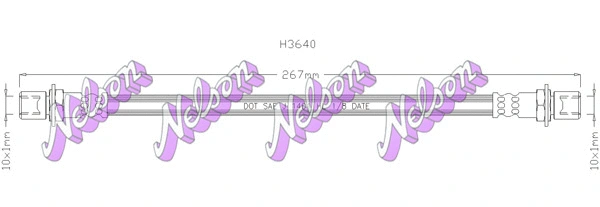 Brake Hose (H3640)