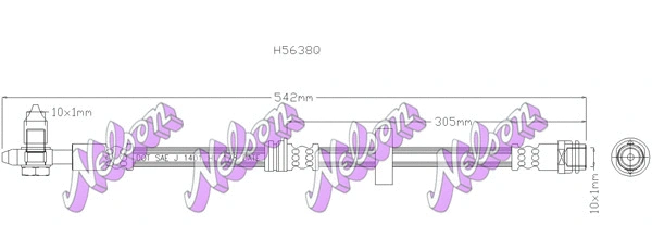 Brake Hose (H5638Q)