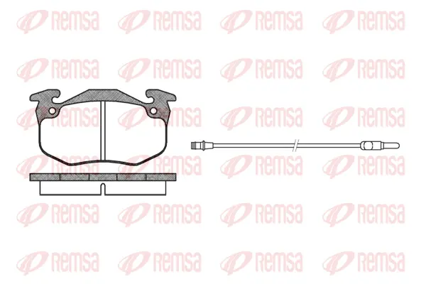 Brake Pad Set, disc brake (0144 32)