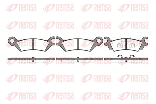 Brake Pad Set, disc brake (0158 10)