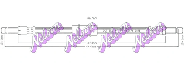Brake Hose (H6769)