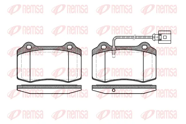 Brake Pad Set, disc brake (0434 01)
