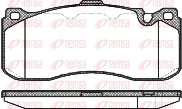 Brake Pad Set, disc brake (1380 00)