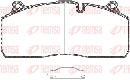 Brake Pad Set, disc brake (JCA1316.00)
