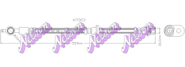 Brake Hose (H7003)