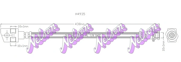 Brake Hose (H4935)