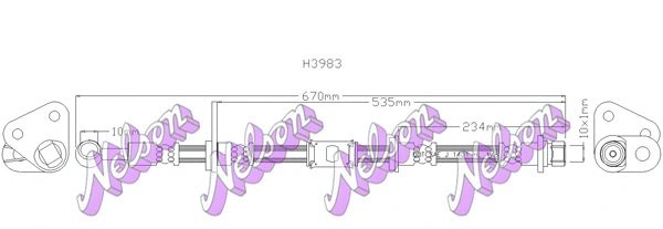 Brake Hose (H3983)