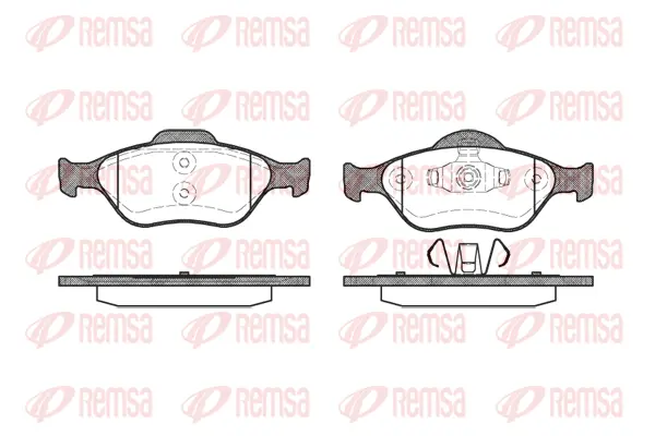 Brake Pad Set, disc brake (0766 00)