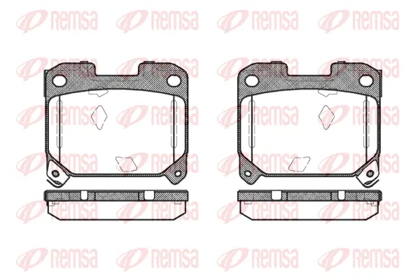 Brake Pad Set, disc brake (0475 04)