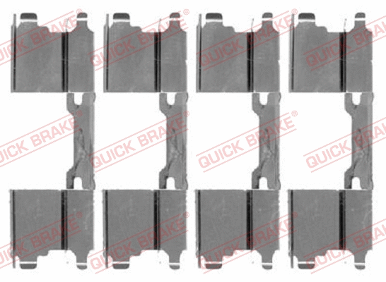 Accessory Kit, disc brake pad (109-1762)