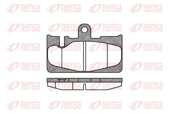 Brake Pad Set, disc brake (0889 00)