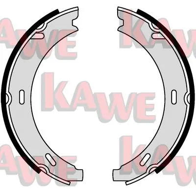 Brake Shoe Set, parking brake (04730)