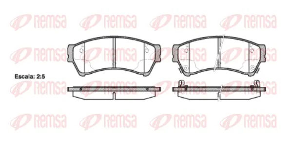 Brake Pad Set, disc brake (1196 02)