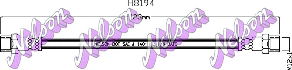 Brake Hose (H8194)