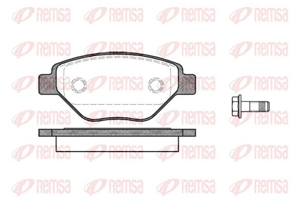 Brake Pad Set, disc brake (0977 00)