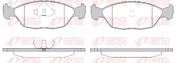 Brake Pad Set, disc brake (0644 00)