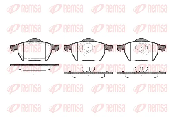 Brake Pad Set, disc brake (0390 20)