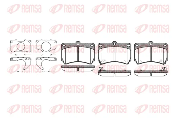 Brake Pad Set, disc brake (0212 32)