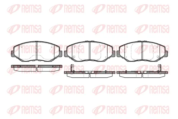 Brake Pad Set, disc brake (0899 00)