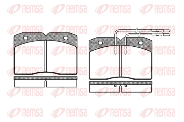 Brake Pad Set, disc brake (0211 04)