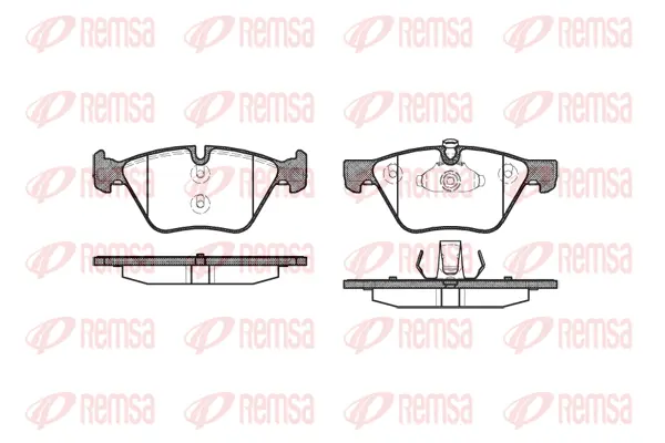 Brake Pad Set, disc brake (1052 00)