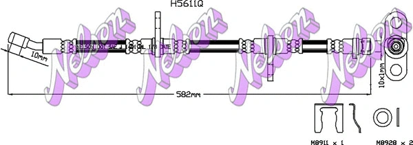 Brake Hose (H5611Q)
