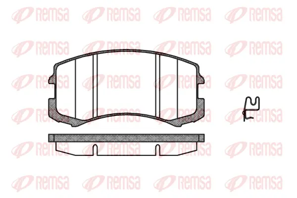 Brake Pad Set, disc brake (0965 01)