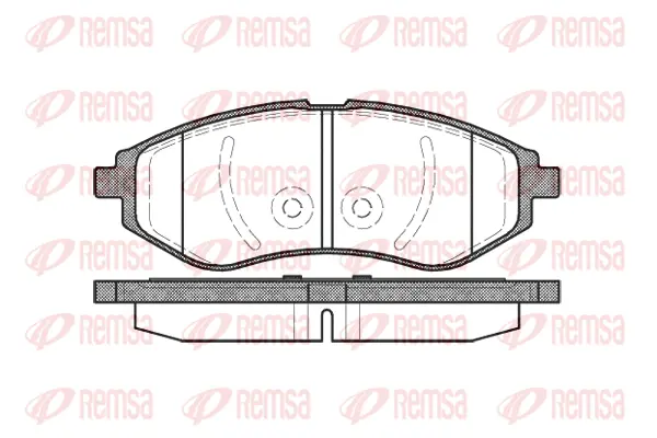 Brake Pad Set, disc brake (0986 00)