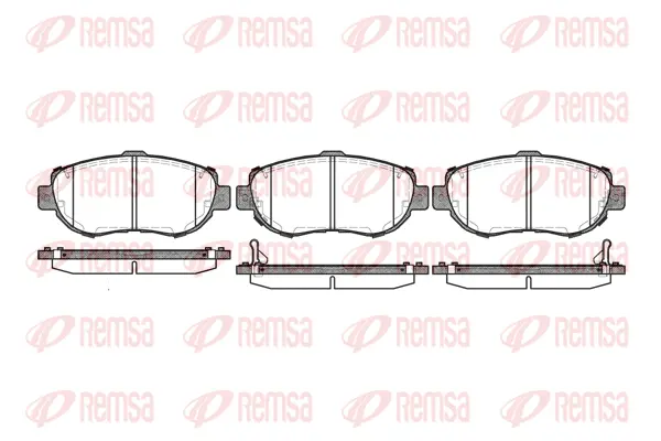 Brake Pad Set, disc brake (0456 02)