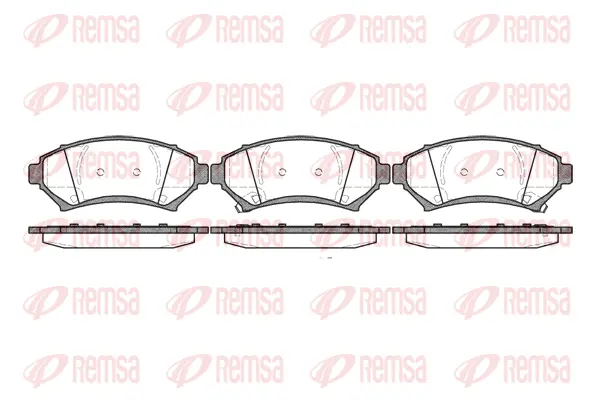Brake Pad Set, disc brake (0641 02)