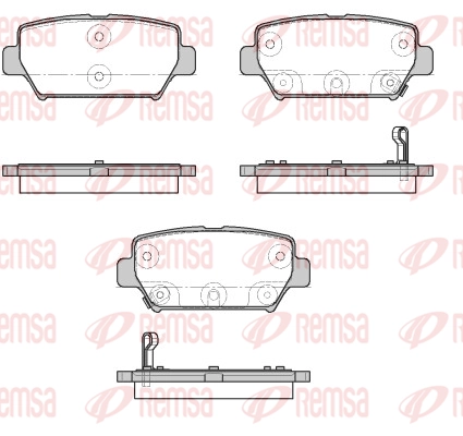 Brake Pad Set, disc brake (1882 02)