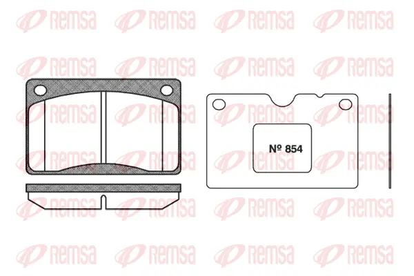 Brake Pad Set, disc brake (0042 50)