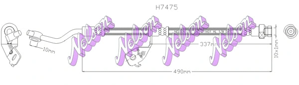 Brake Hose (H7475)