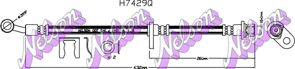 Brake Hose (H7429Q)