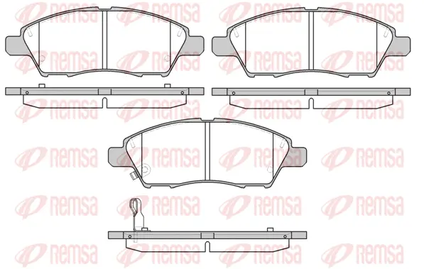Brake Pad Set, disc brake (1210 01)