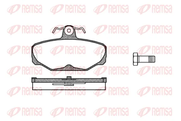 Brake Pad Set, disc brake (0205 00)