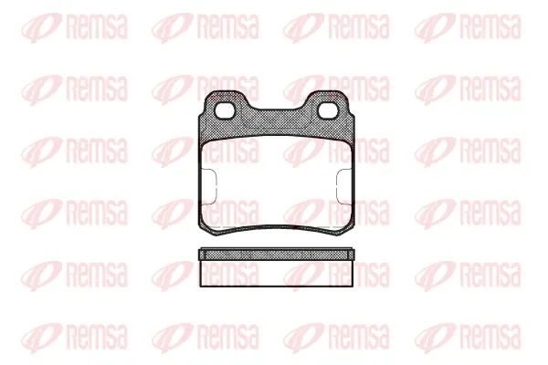 Brake Pad Set, disc brake (0282 00)