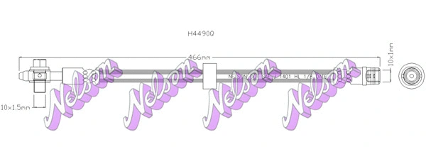 Brake Hose (H4490Q)